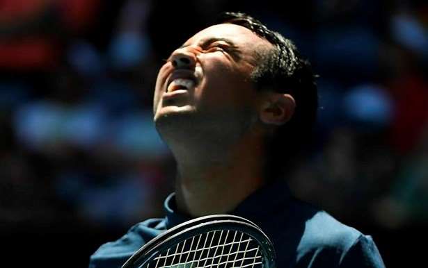 La desazón de Hugo Dellien tras la derrota. El Tigre perdió ayer en el ATP de Rio de Janeiro. Foto: Prensa Hugo Dellien