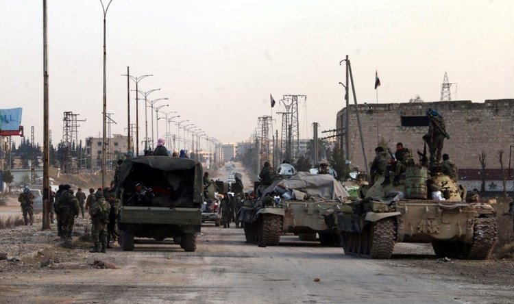 Despliegue del ejército sirio (Reuters)