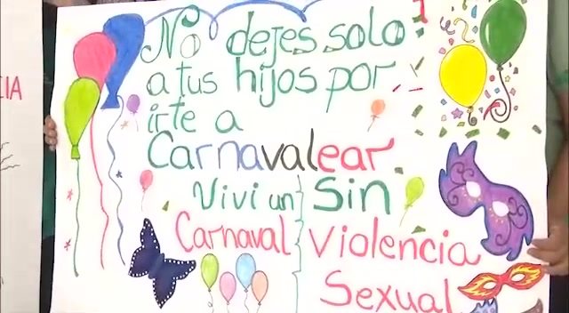 Lanzamos campaña para prevenir el abuso sexual en los días de carnaval