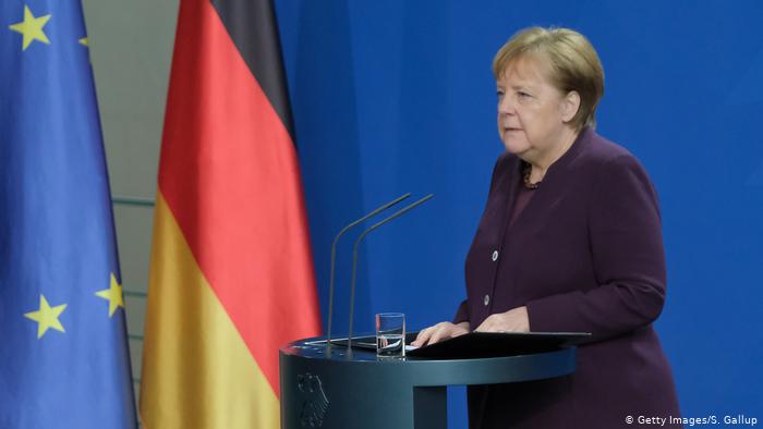 Deutschland Berlin | Statement Angela Merkel, Bundeskanzlerin | Hanau Schießerei (Getty Images/S. Gallup)