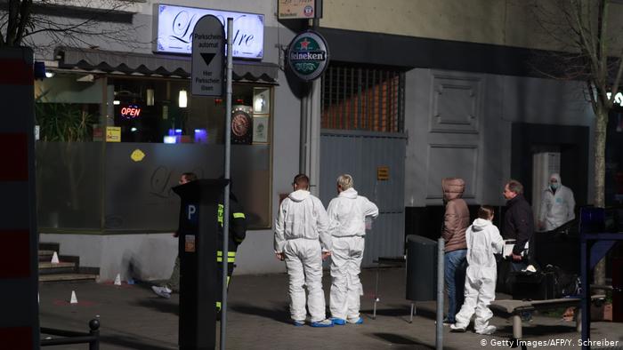 Deutschland Hanau | Schießerei & Tote, Angriff auf Shisha-Bars (Getty Images/AFP/Y. Schreiber)
