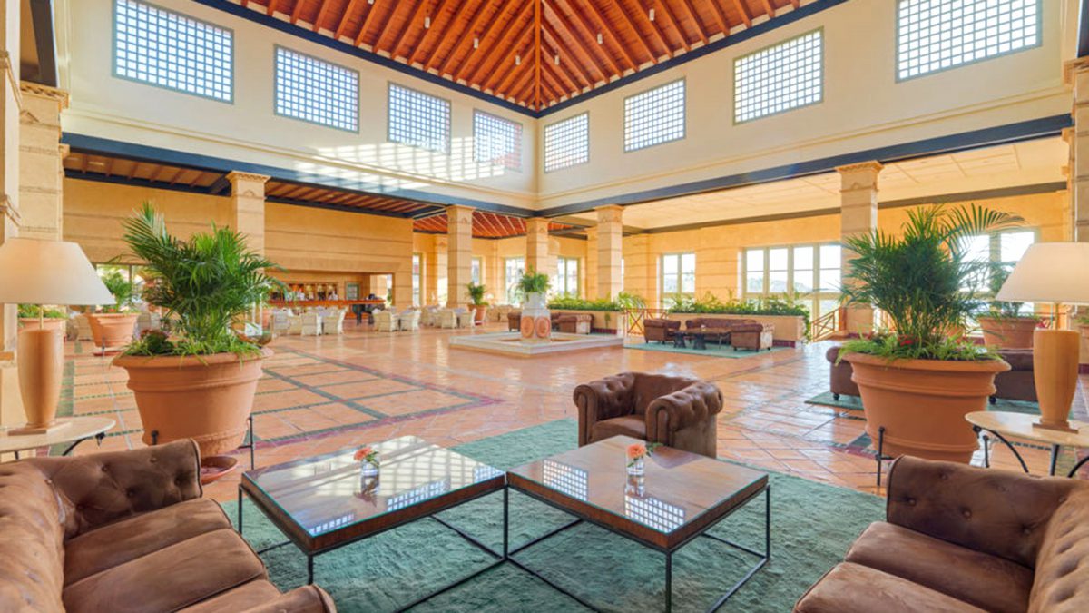 El hall del hotel