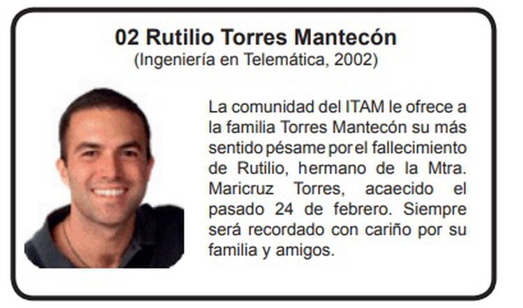 Fue en la edición de agosto de 2008 de la revista Conexión, producida por el ITAM, donde se dio a conocer escasos detalles del deceso. (Foto: captura de pantalla)