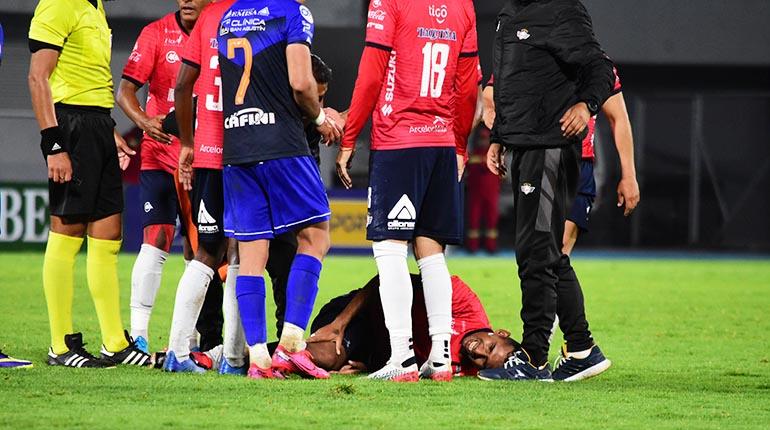 El delantero de Wilstermann Gilbert Álvarez, el miércoles. | José Rocha