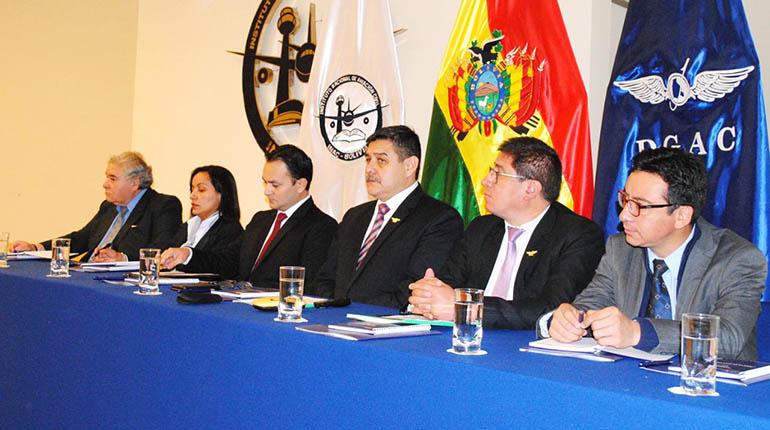 El director de la DGAC, Boris Terán, en la audiencia de rendición de cuentas, ayer. | DGAC