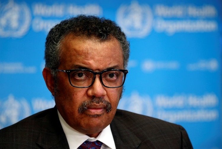 El titular de la OMS, Tedros Adhanom Ghebreyesus. Foto: REUTERS/Denis Balibouse