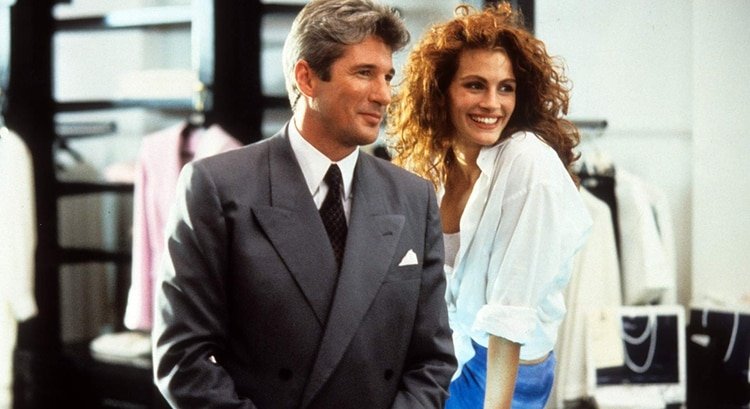 Julia Roberts y Richard Gere en Mujer Bonita