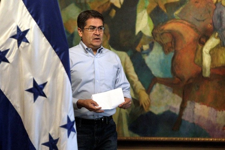 Juan Orlando Hernández, presidente de Honduras (REUTERS/Jorge Cabrera/File Photo)