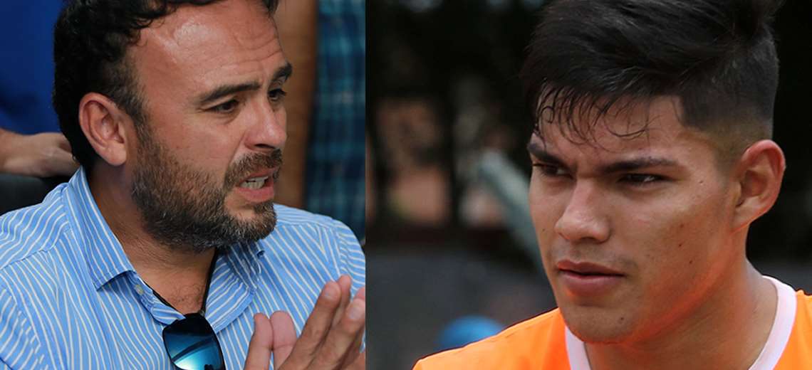 Juan Jordán, presidente de Blooming y el arquero Rubén Cordano están distanciados desde el mes pasado. Foto. Archivo DIEZ 