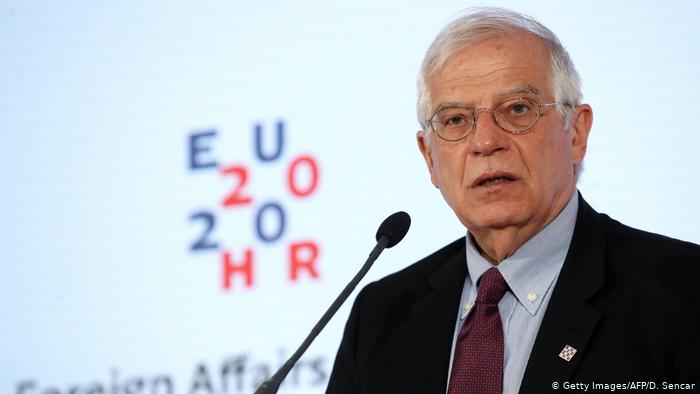Kroatien Treffen EU-Außenminister in Zagreb Josep Borrell (Getty Images/AFP/D. Sencar)