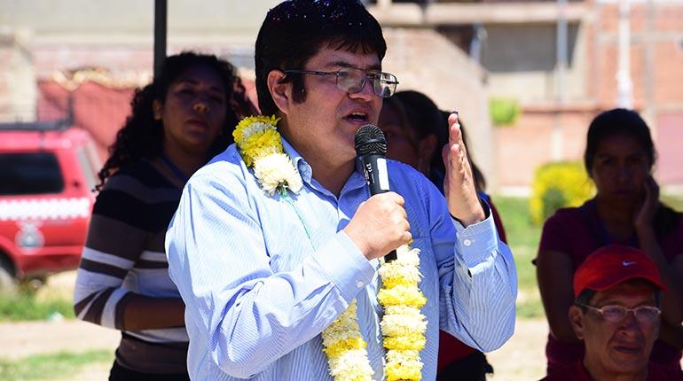 El alcalde de Colcapirhua, Mario Severich, ayer. | JOSÉ ROCHA