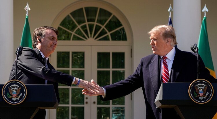 Bolsonaro y Trump mostraron buena sintonía desde su primer encuentro, en marzo de 2019 (Reuters)