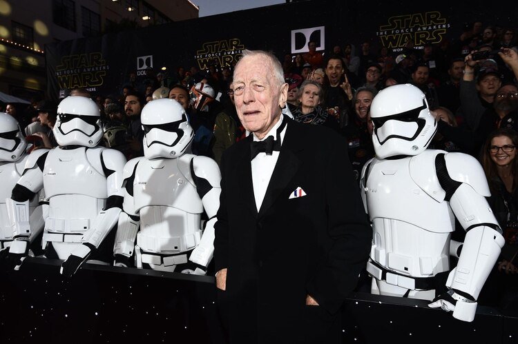 Max von Sydow en la premiere de 