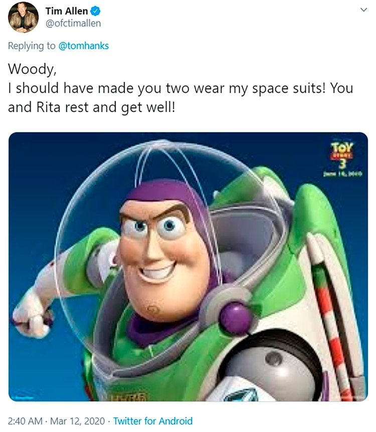 El tuit de Tim Allen