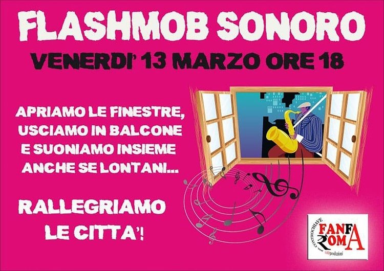 Un cartel convocando a 