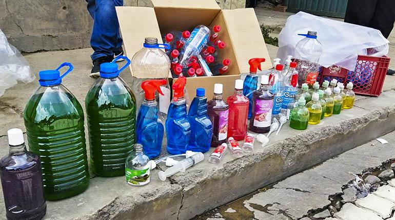Los productos decomisados en El Alto. | APG
