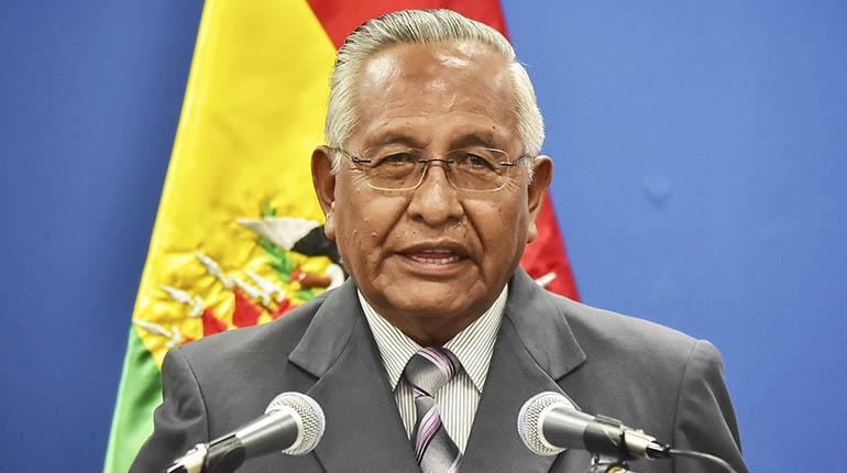 El ministro Víctor Hugo Cárdenas. | APG