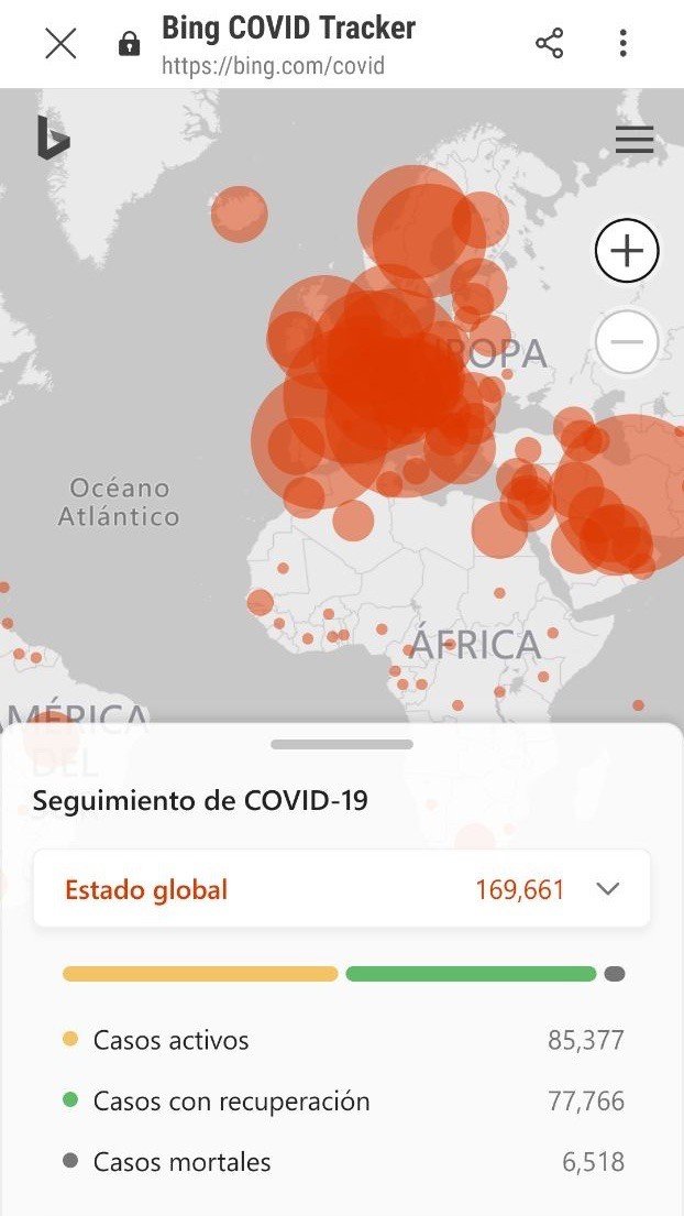 Microsoft lanza un mapa interactivo para seguir el avance y novedades ...