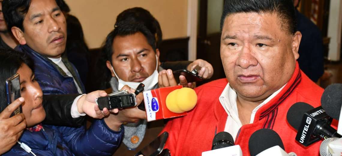 El legislador en contacto con medios I Foto: Diputados.