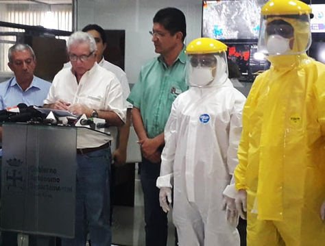 El gobernador Rubén Costas confirma el cuarto caso de coronavirus en Santa Cruz. 