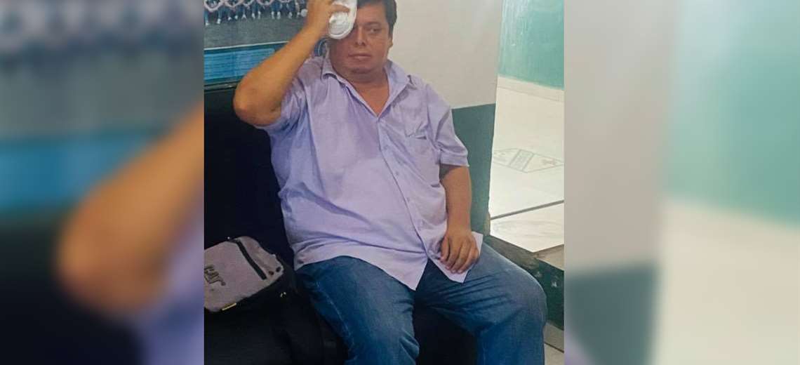 Bernardo Vaca, periodista de Bolivia Tv y BVC On line. Foto: Solo Fútbol 
