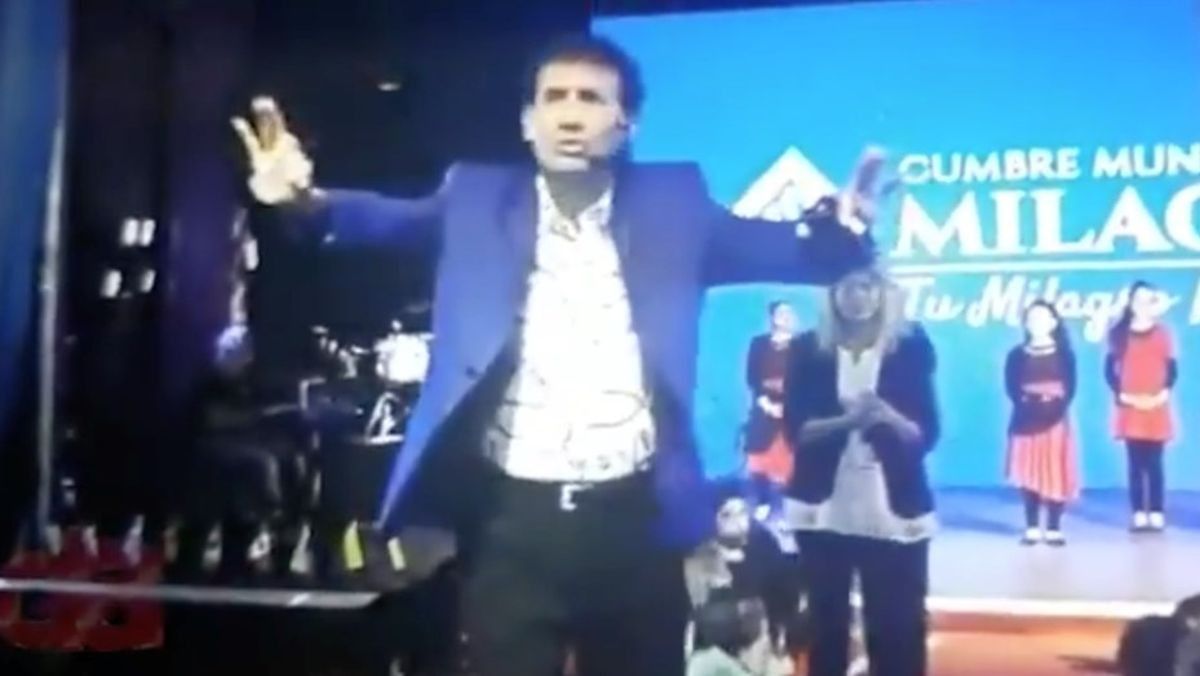 Indignación con el pastor Giménez: ofreció alcohol en gel por $1.000 a sus fieles
