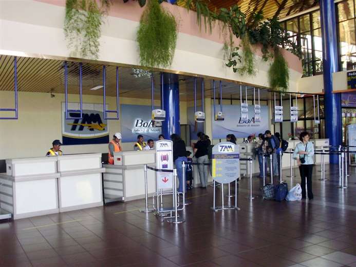 La terminal aérea de Cochabamba I Foto: archivo.
