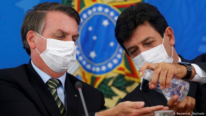 Brasilien | Coronavirus | Jair Bolsonaro, Präsident (Reuters/A. Machado)