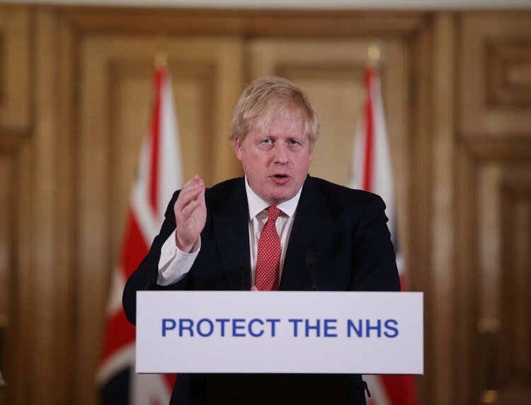 Boris Johnson, primer ministro del Reino Unido (Ian Vogler/Pool via REUTERS)
