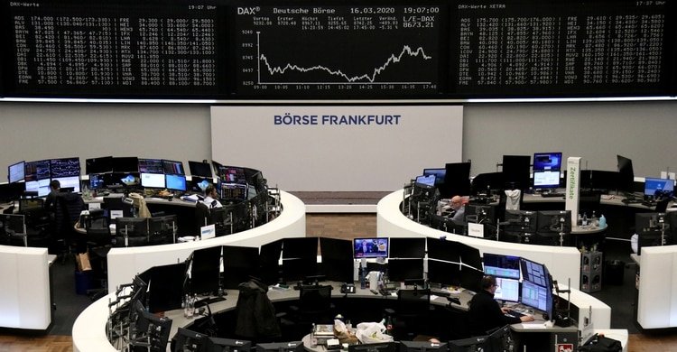 El índice DAX en la bolsa de Frankfurt, Alemania (REUTERS/Staff)