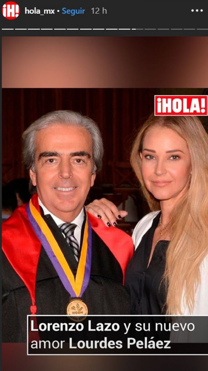 Lorenzo Lazo y Lourdes Peláez (IG: hola_mx)