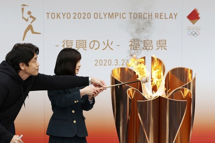 La llama olímpica llegó a Japón el pasado viernes (REUTERS)