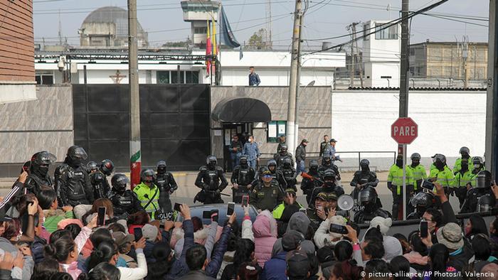 Kolumbien Bogota | Gefängnis, Ausbruchsversuch (picture-alliance/AP Photos/I. Valencia)