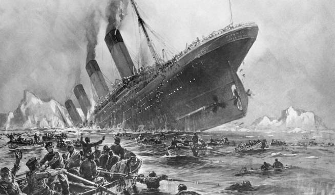 Construido entre 1909 y 1912, este barco inglés fue el transatlántico más grande del mundo. La noche del 14 de abril de 1912, durante su viaje inaugural, se hundió, causando la muerte de 1.514 personas.