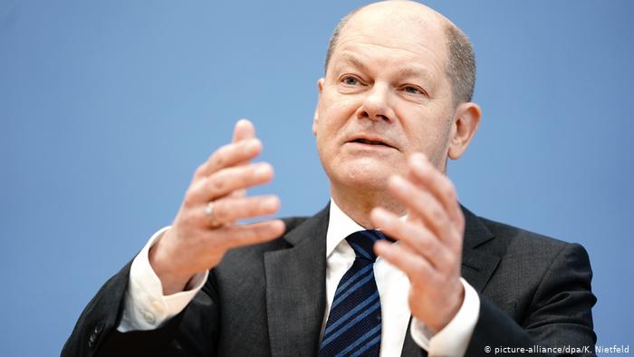 Deutschland Bundesfinanzminister Olaf Scholz (picture-alliance/dpa/K. Nietfeld)