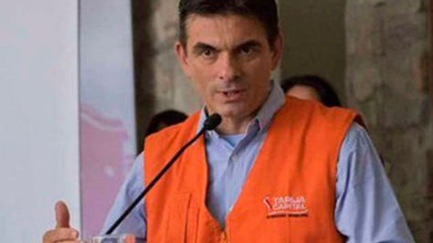 El alcalde de Tarija, Rodrigo Paz.