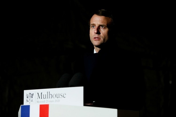 El presidente francés, Emmanuel Macron (Cugnot Mathieu/Pool vía REUTERS)