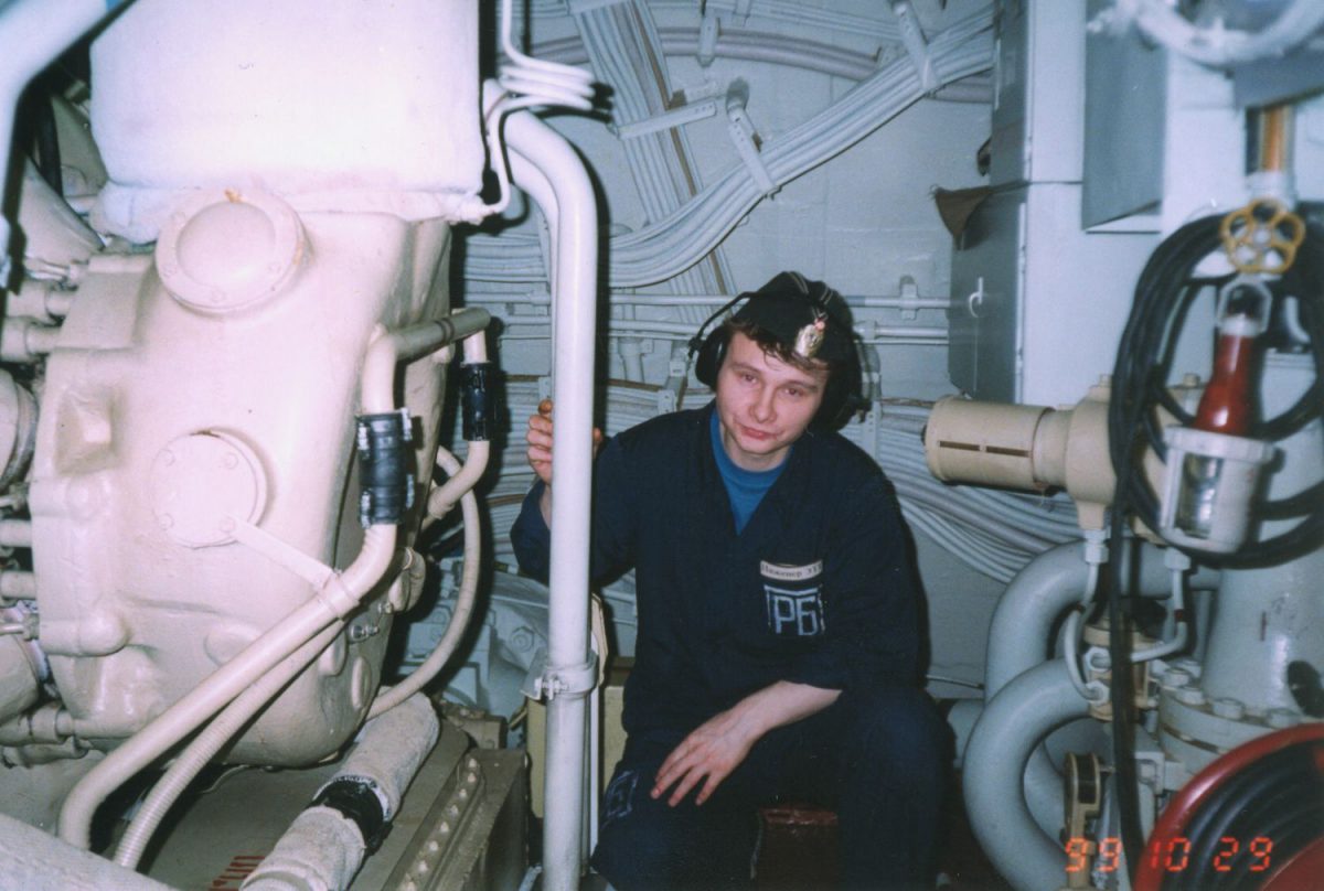 Un soldado en el submarino 'Kursk', en una imagen de archivo sin datar. 