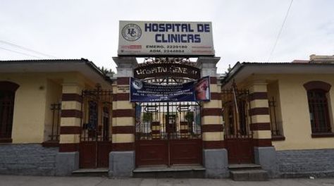 El Hospital de Clínicas en La Paz. Foto: Miguel Carrasco