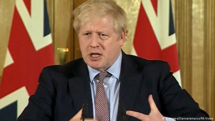 Großbritannien London | Coronavirus | Boris Johnson, Premierminister (picture-alliance/empics/PA Video)