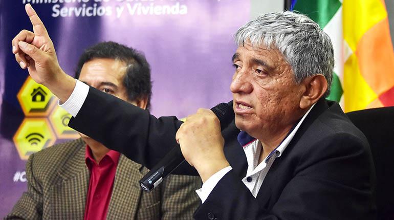 El ministro de Obras Públicas, Iván Arias. | APG