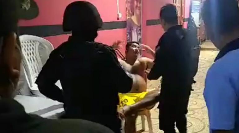 El vicepresidente Marcos Rodríguez, en su domicilio, ayer. | Captura