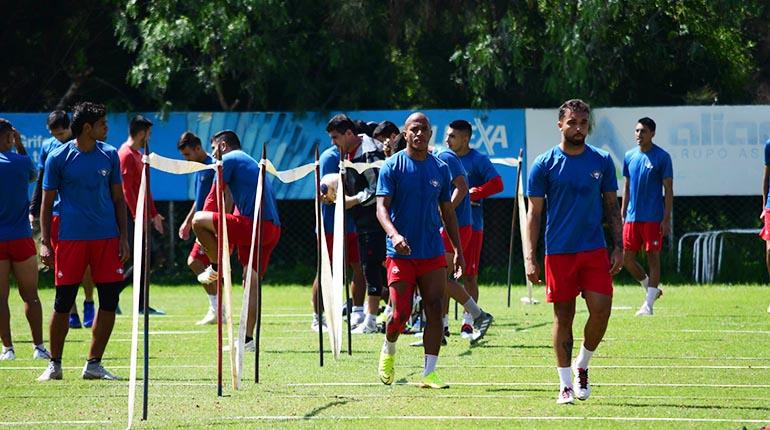 Jugadores de Wilstermann en un entrenamiento anterior. | Carlos López