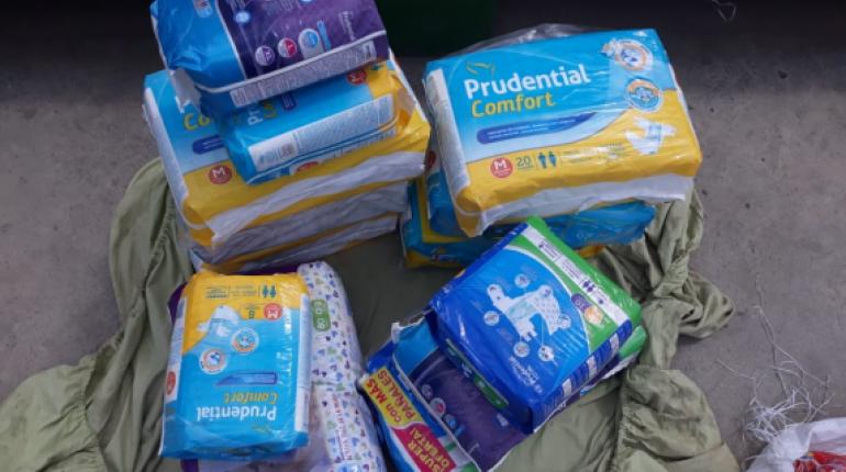 Mercadería recuperada por la Policía. | Los Tiempos