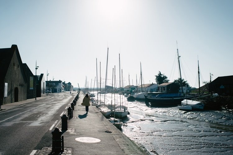 El área central de la isla francesa de Noirmoutier, el 24 de marzo de 2020. (Dmitry Kostyukov/The New York Times)