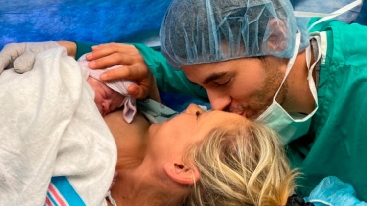 La pequeña Masha nació a finales de enero de 2020 (Foto: Instagram @EnriqueIglesias)