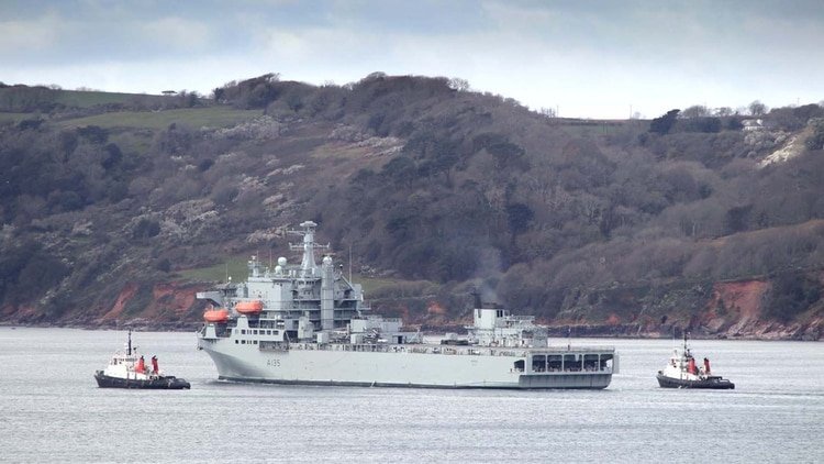 El buque auxiliar británico RFA Argus (royalnavy.mod.uk)