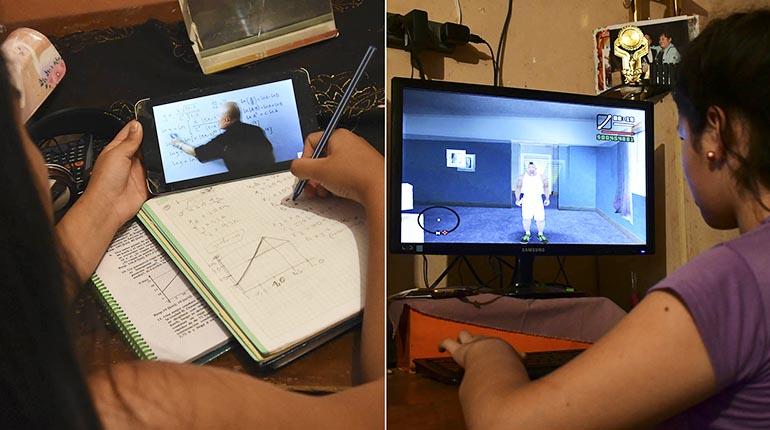 Un usuario jugando en red. Descarga de video en internet. | CARLOS LÓPEZ