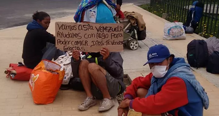 Venezolanos regresan a su país desde Colombia