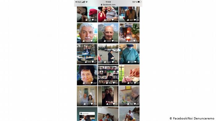 Italien | Screenshot der Facebook Seite Noi Denunceremo (Facebook/Noi Denunceremo)